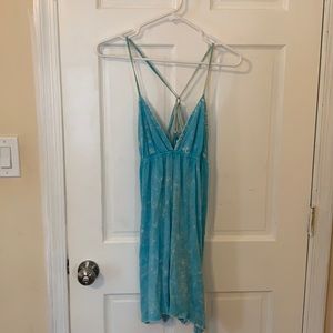 Volcom/ blue mini dress